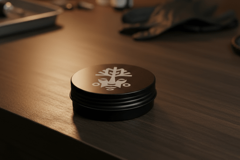 Vitalitree small 1oz tattoo salve in clinical setting
