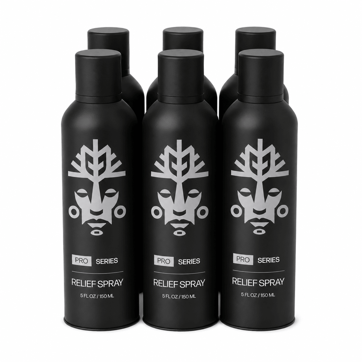 Case of six VitaliTree Pro Series Relief Spray bottles, bulk tattoo aftercare for studios and wholesale