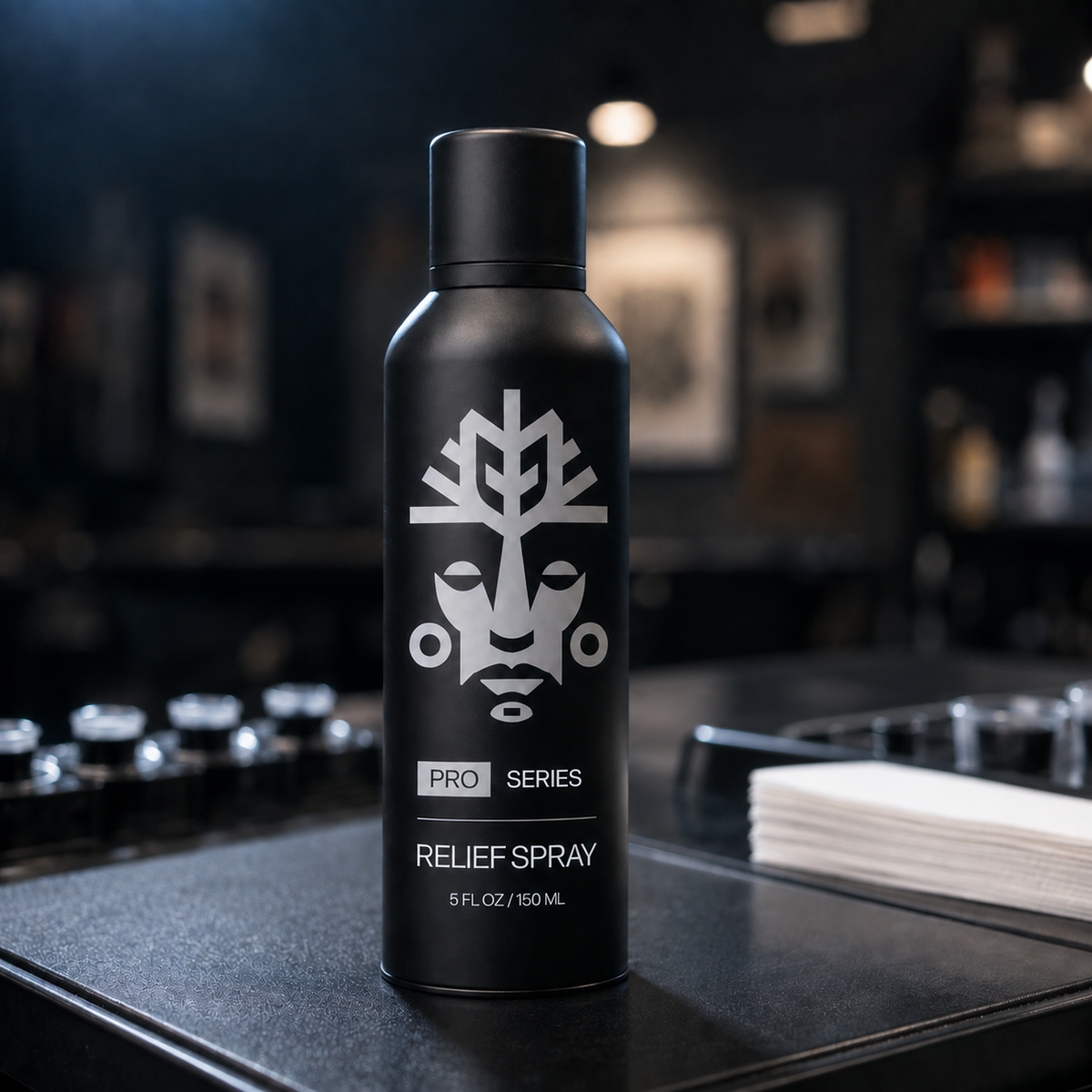 Case of six VitaliTree Pro Series Relief Spray bottles, bulk tattoo aftercare for studios and wholesale