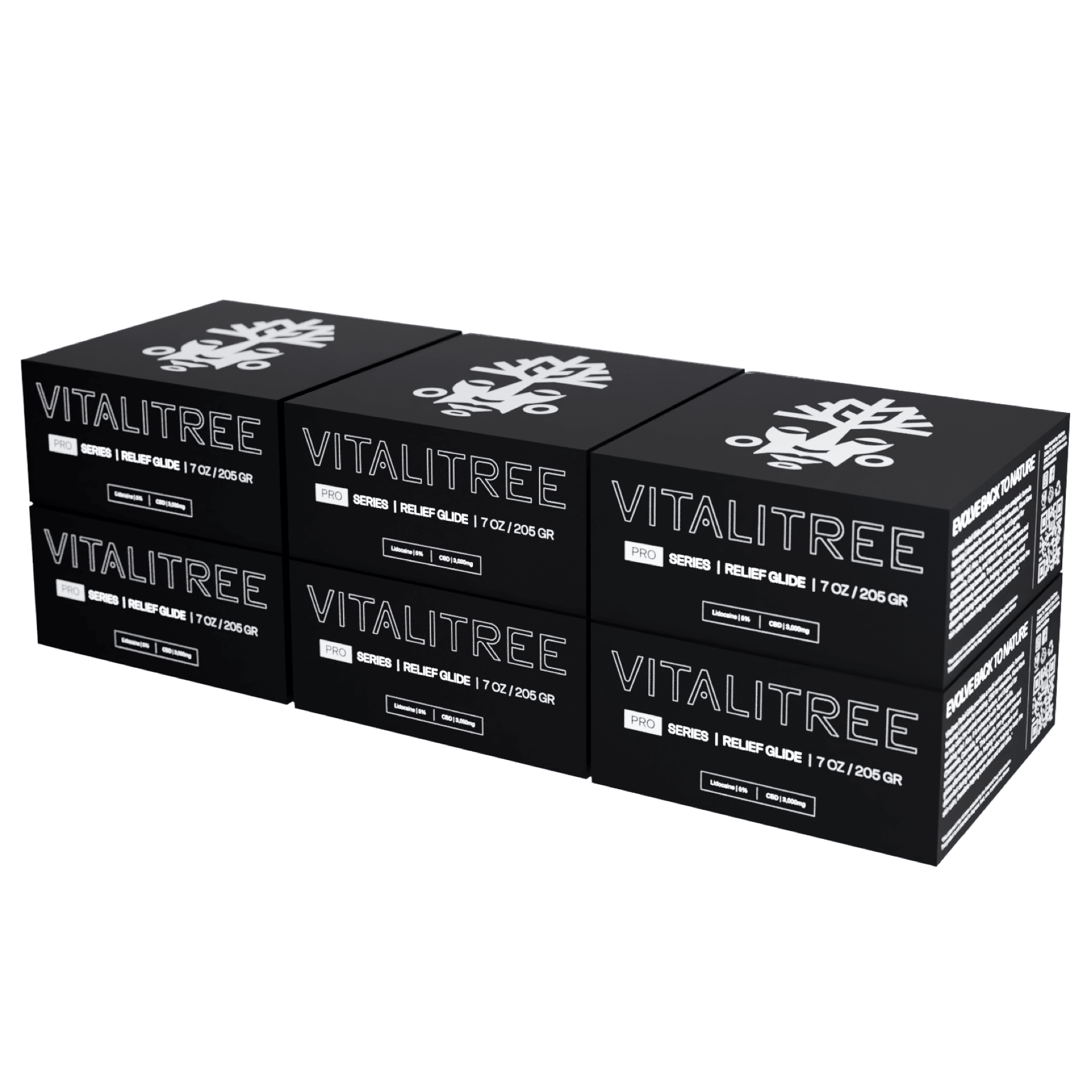 VitaliTree vegan Relief Glide for tattoo artists with hemp, kava, and lidocaine for natural pain relief and smooth glide.