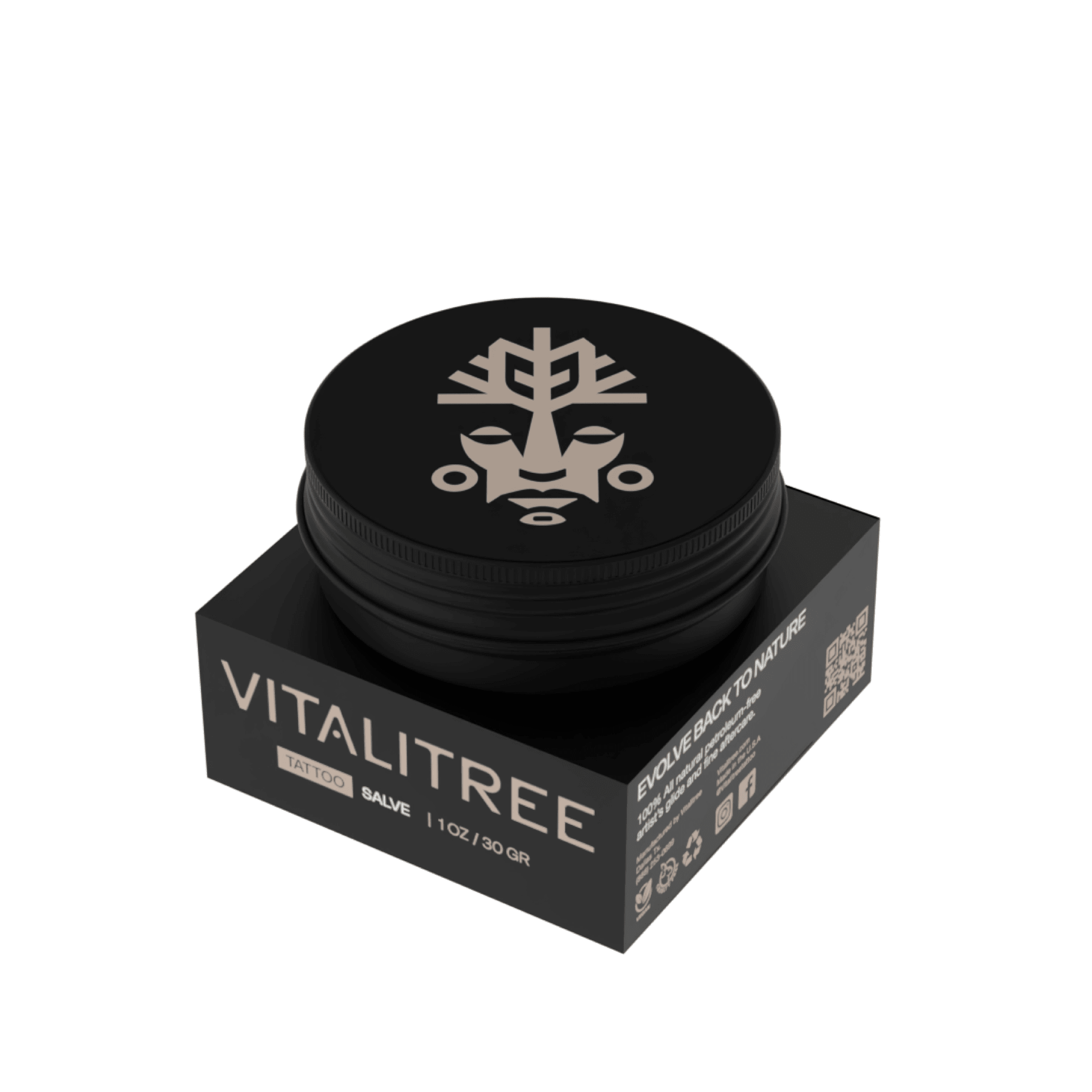 VitaliTree Tattoo Salve 1oz box packaging
