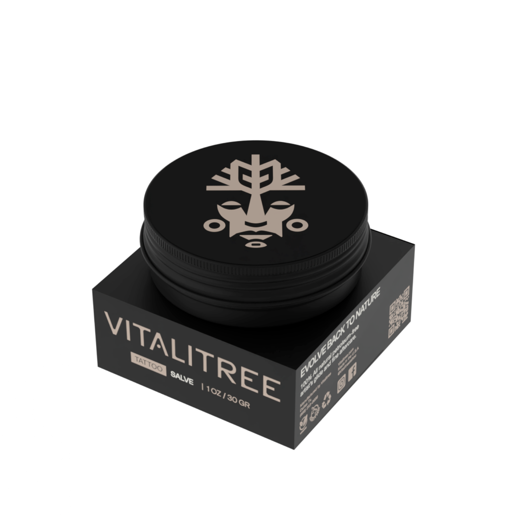 VitaliTree Tattoo Salve 1oz box packaging