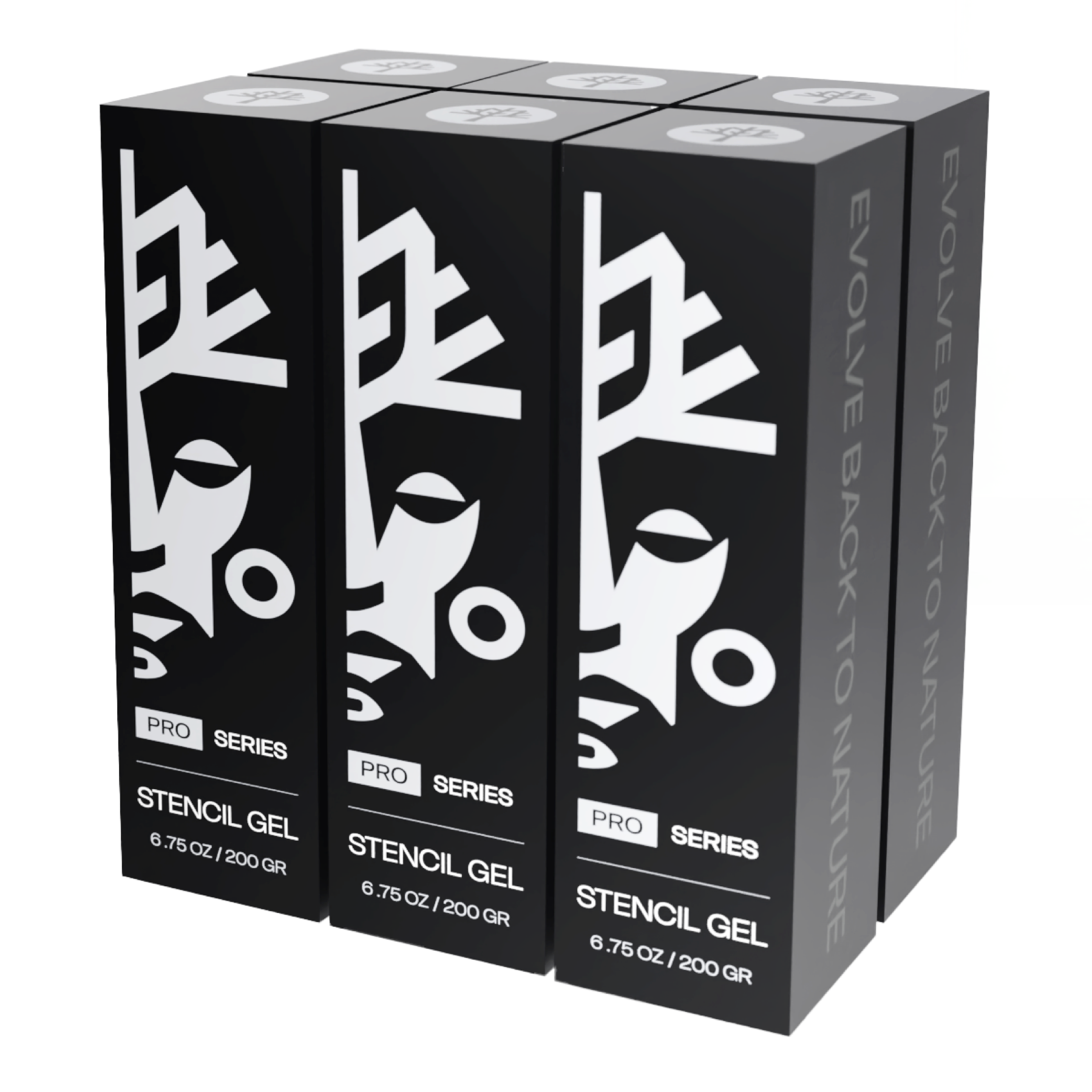 Stencil Gel 6ct Case