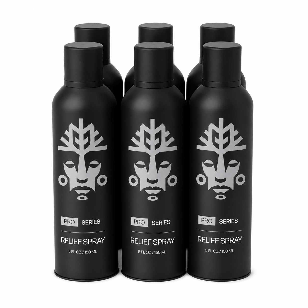 Case of six VitaliTree Pro Series Relief Spray bottles, bulk tattoo aftercare for studios and wholesale
