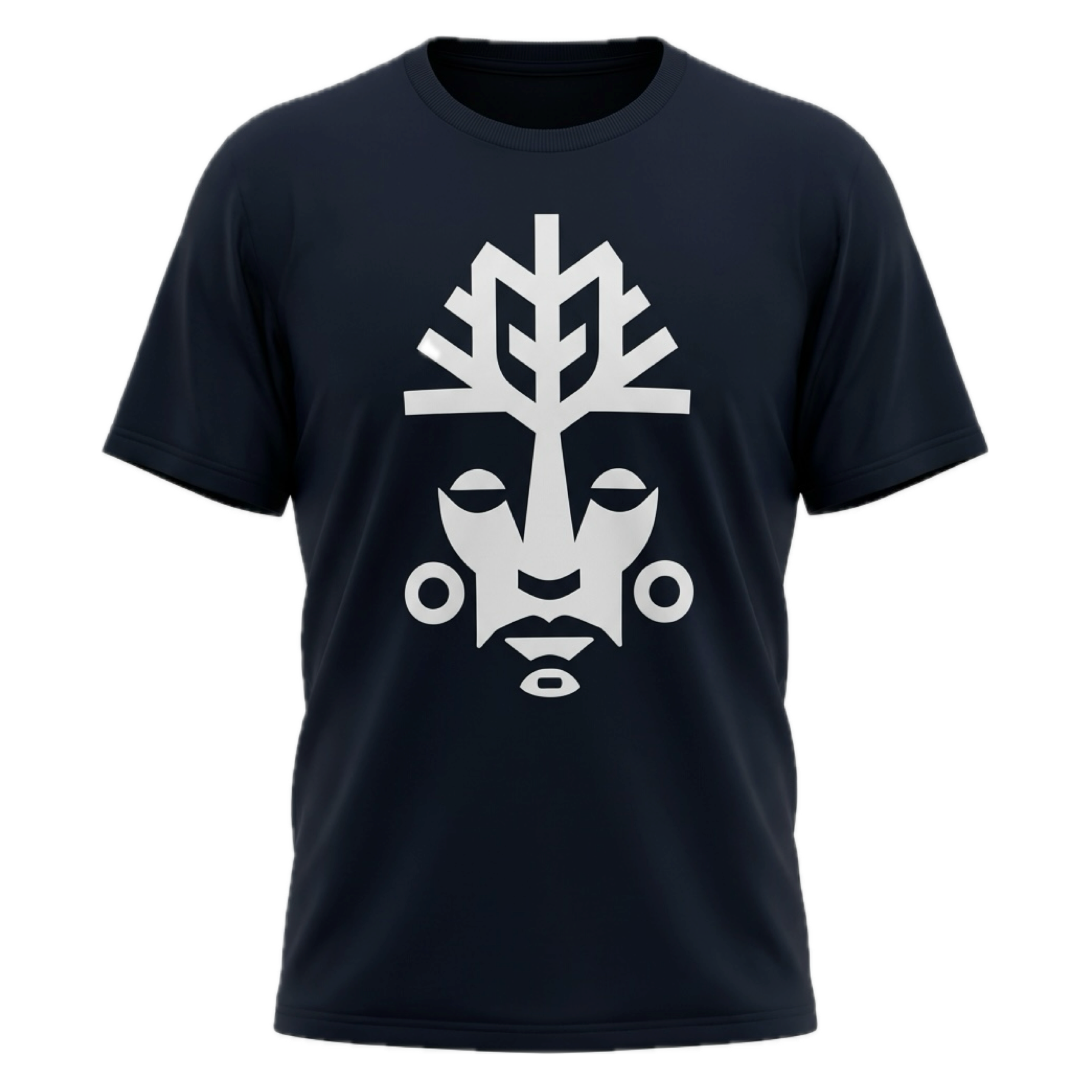 VitaliTree unisex short sleeve t-shirt front view — heathered cotton blend tattoo brand apparel